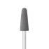 Silicone polisher of rounded cone shape, medium abrasive (d = 6.5 mm), working part length 16.0 mm, Sw104mK