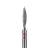 Semi-blunt diamond flame-shaped drill bit, diameter 2.3 mm, soft abrasive, P863f023