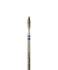 Diamond drill bit, blunt flame-shaped, diameter 2.3 mm, medium abrasive, P863m023