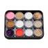 Set farbiger Acrylpulver G4 (12 Stk.)