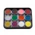 Set farbiger Acrylpulver G1 (12 Stk.)