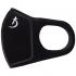 Zweilagige Neopren-Maske ohne Ventil, schwarz mit Logo