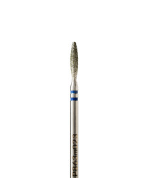 Diamond drill bit, blunt flame-shaped, diameter 2.3 mm, medium abrasive, P863m023