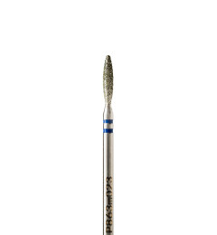 Diamond drill bit, blunt flame-shaped, diameter 2.3 mm, medium abrasive, P863m023