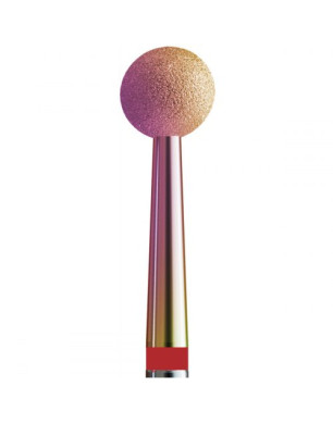 №19 V104.001.514.040_K (Diamantfräser Kugel 001, d = 4,0 mm, feine Körnung, Chamäleon-Beschichtung)