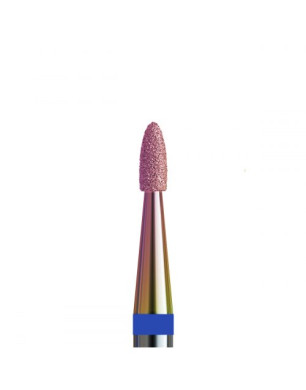 №143 V104.243.524.014_K (fraise diamantée petite flamme 243, d = 1,4 mm, grain moyen, revêtement caméléon)