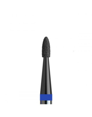 №142 V104.243.524.014_D (fraise diamantée petite flamme 243, d = 1,4 mm, grain moyen, revêtement carbone)