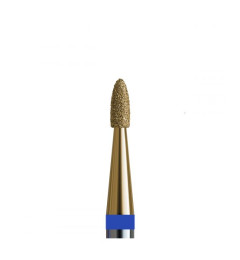 № 144 V104.243.524.014_Z (Drill Bit Diamond Flame Small 243, d = 1.4 mm, Medium Abrasive, with Zirconium Spraying)