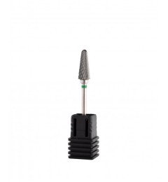 Hard-alloy drill bit H_704cK (shape: rounded cone, coarse abrasive), d = 6 mm