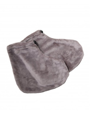 Terry socks (color: pink-gray)