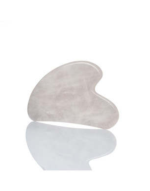 Masseur pour visage en verre de quartz (couleur : rose pâle)