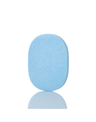 Éponge nettoyante pour visage (couleur : bleu clair)