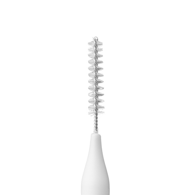 Baby Brush Set for Lashes and Brows, 30 pcs/set (Color: White)