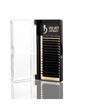 Velvet Lash Beauty 0.07 C Mix Eyelash Extensions (16 rows, lengths 6–14 mm)