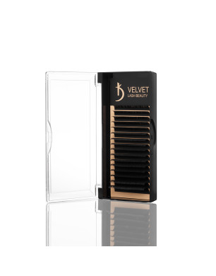 Velvet Lash Beauty Eyelash Extensions 0.07 CC Mix (16 rows, lengths 6–14 mm)