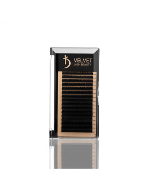 Velvet Lash Beauty Eyelash Extensions 0.07 CC Mix (16 rows, lengths 6–14 mm)