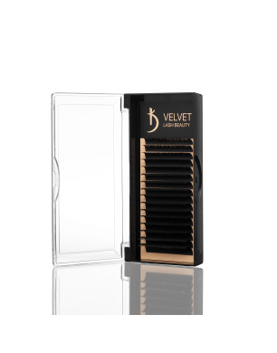 Velvet Lash Beauty Eyelash Extensions 0.10 CC Mix (16 rows, lengths 6–14 mm)