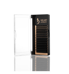 Velvet Lash Beauty Eyelash Extensions 0.07 D Mix (16 rows, lengths 6–14 mm)