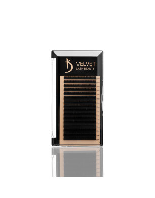 Velvet Lash Beauty Eyelash Extensions 0.07 D Mix (16 rows, lengths 6–14 mm)