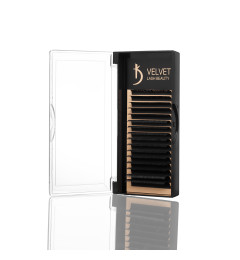 Velvet Lash Beauty Eyelash Extensions 0.10 D Mix (16 rows, lengths 6–14 mm)