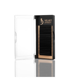 Velvet Lash Beauty Eyelash Extensions 0.7 D Mix (20 rows, lengths 6–15 mm)