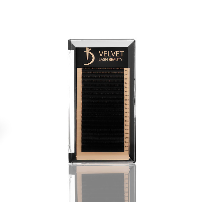 Velvet Lash Beauty Eyelash Extensions 0.10 D Mix (20 rows, lengths 6–15 mm) Velvet Lash Beauty Eyelash Extensions 0.10 D Mix (20 rows, lengths 6–15 mm)