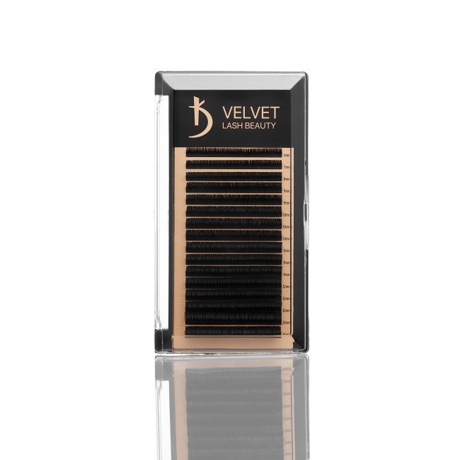 Velvet Lash Beauty Eyelash Extensions 0.10 DD Mix (16 rows, lengths 6–14 mm) Velvet Lash Beauty Eyelash Extensions 0.10 DD Mix (16 rows, lengths 6–14 mm)