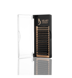 Velvet Lash Beauty Eyelash Extensions 0.10 DD Mix (16 rows, lengths 6–14 mm)