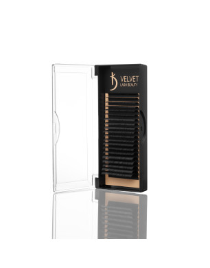 Velvet Lash Beauty Eyelash Extensions 0.10 DD Mix (20 rows, lengths 6–15 mm)