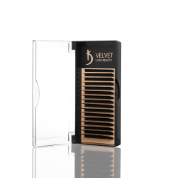 Velvet Lash Beauty Eyelash Extensions 0.07 L Mix (16 Rows, Length 6–14 mm)