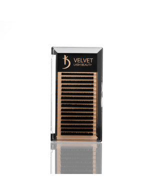 Velvet Lash Beauty Eyelash Extensions 0.07 L Mix (16 Rows, Length 6–14 mm)