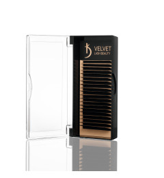 Velvet Lash Beauty Eyelash Extensions 0.7 L Mix (20 rows, lengths 6–15 mm)