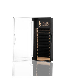 Velvet Lash Beauty Eyelash Extensions 0.10 L Mix (20 rows, lengths 6–15)
