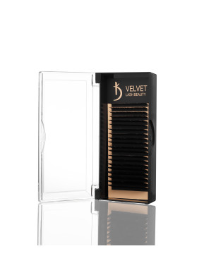 Velvet Lash Beauty Eyelash Extensions 0.10 L Mix (20 rows, lengths 6–15)