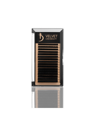 Velvet Lash Beauty Eyelash Extensions 0.07 LC Mix (16 rows, lengths 6–14 mm)