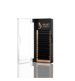 Velvet Lash Beauty Eyelash Extensions 0.07 M Mix (16 rows, lengths 6–14 mm)