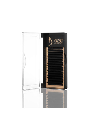 Velvet Lash Beauty Eyelash Extensions 0.07 M Mix (16 rows, lengths 6–14 mm)