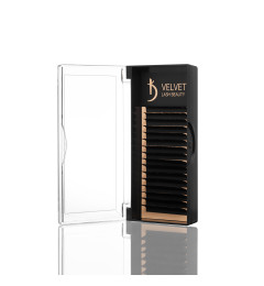 Velvet Lash Beauty Eyelash Extensions 0.10 M Mix (16 rows, lengths 6–14 mm)