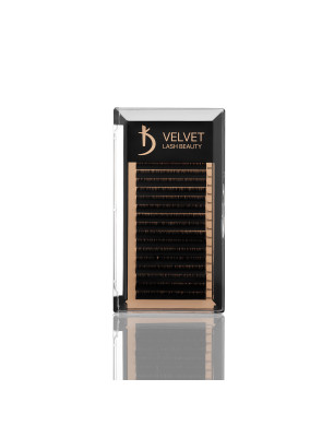 Velvet Lash Beauty Eyelash Extensions 0.10 M Mix (16 rows, lengths 6–14 mm)