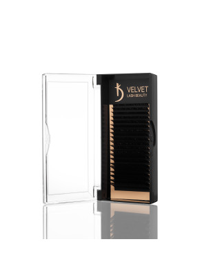 Velvet Lash Beauty Eyelash Extensions 0.10 M Mix (20 rows, lengths 6–15 mm)