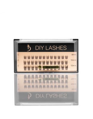 Eyelash Extensions DIY LASHES 01A C 0,07 (8 mm, 10 mm, 12 mm)