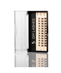 Eyelash Extensions DIY LASHES 01A C 0,07 (8 mm, 10 mm, 12 mm)