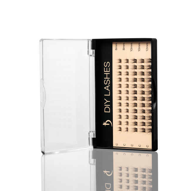 Eyelash Extensions DIY LASHES 01B C 0,07 (8 mm - 2, 10 mm - 2, 12 mm - 1) Eyelash Extensions DIY LASHES 01B C 0,07 (8 mm - 2, 10 mm - 2, 12 mm - 1)