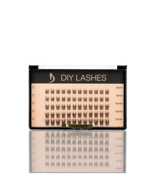 Eyelash Extensions DIY LASHES 02A C 0,07 (8 mm, 10 mm, 12 mm)