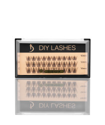 Eyelash Extensions DIY LASHES 02B C 0,07 (10 mm, 12 mm, 14 mm)