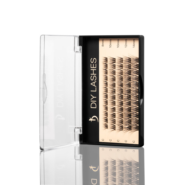 False eyelashes DIY LASHES 03B C 0,07 (8 mm - 1, 10 mm - 2, 12 mm - 1, 14 mm - 1) False eyelashes DIY LASHES 03B C 0,07 (8 mm - 1, 10 mm - 2, 12 mm - 1, 14 mm - 1)