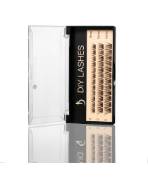 Eyelash Extensions DIY LASHES 04A C 0,07 (8 mm, 10 mm, 12 mm)
