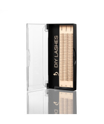 Eyelash Extensions DIY LASHES 08A C 0,07 (8 mm, 10 mm, 12 mm)