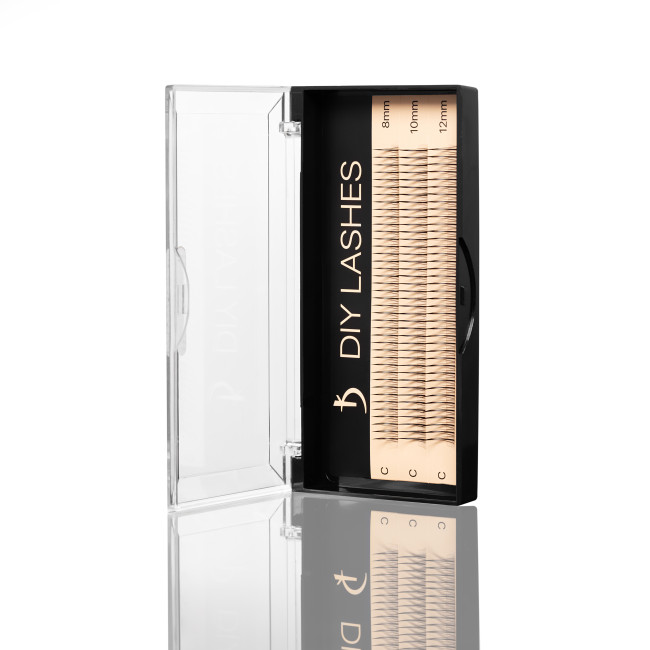 Eyelash Extensions DIY LASHES 08A C 0,07 (8 mm, 10 mm, 12 mm) Eyelash Extensions DIY LASHES 08A C 0,07 (8 mm, 10 mm, 12 mm)