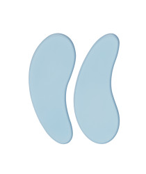 Reusable silicone patches under the eyes